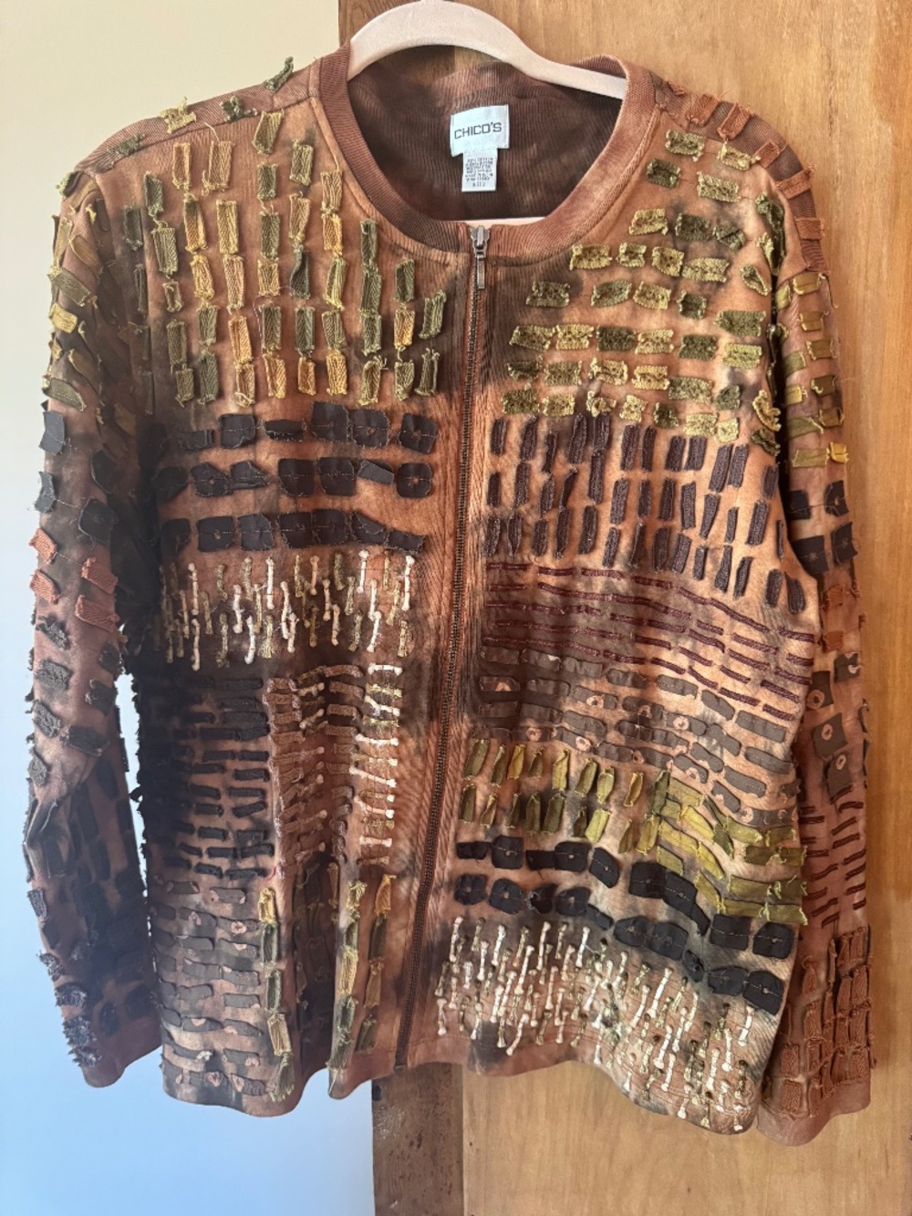 Chicos Zip Up Jacket